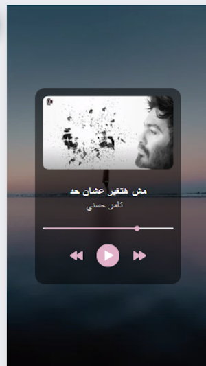 مش هتغير عشان حد - تامرحسني Screenshot 0