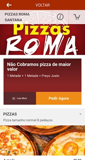 Pizzas Roma Screenshot 1