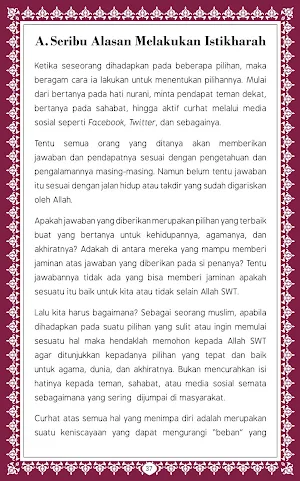 Panduan Shalat Istikharah Screenshot 1