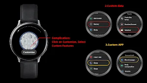 Tricolor Lines For Wear OS Screenshot 1
