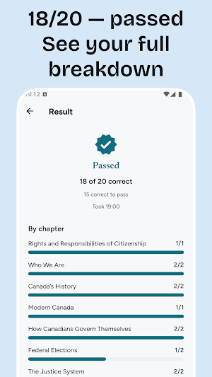 Canadian Citizenship Mock Test Screenshot 1