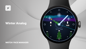 Winter Analog - watch face Screenshot 0