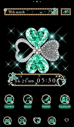 Emerald - May Birthstone Theme Screenshot 0