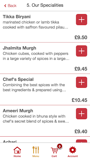 Curry Cottage Halstead Screenshot 2