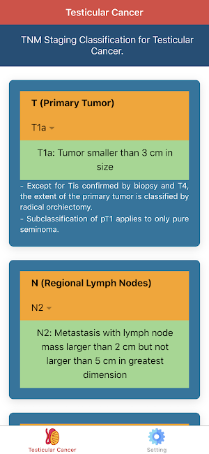 Testicular Cancer Staging: Urology Oncology Screenshot 0