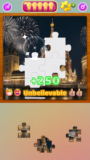 New Year and Chrimas Puzzle Screenshot 2