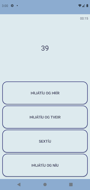 Numbers in Icelandic language Screenshot 2