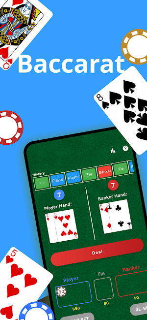 Simple Baccarat Screenshot 2
