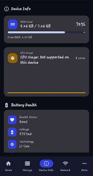 Device Analyzer Screenshot 2