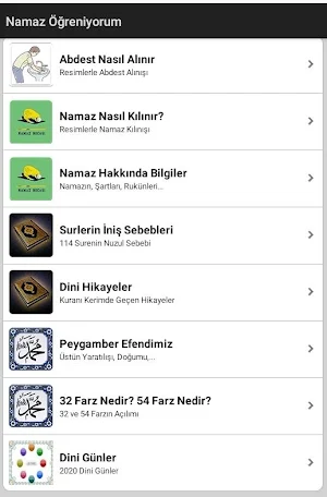 Namaz Öğreniyorum Screenshot 1