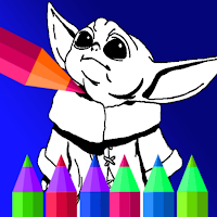 Baby Yoda Coloring Book