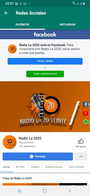 La 2020 Radio Online Screenshot 3
