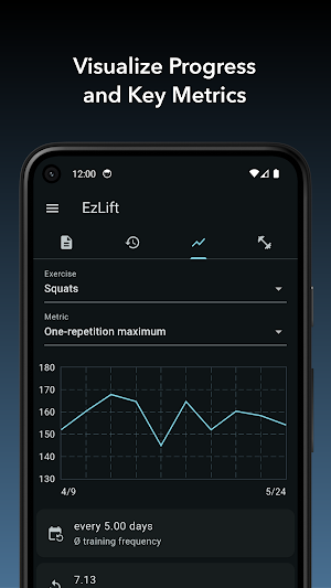 EzLift - Gym Fitness Journal Screenshot 1