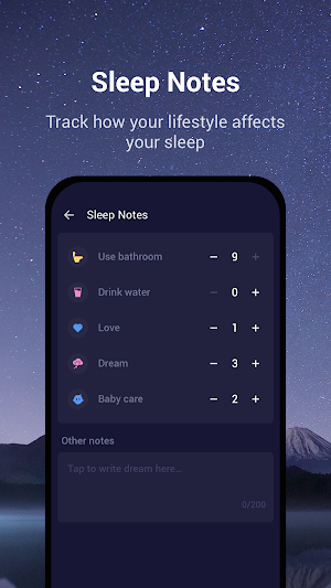 Sleep Tracker - Sleep Cycle, sleep recorder, music Screenshot 2