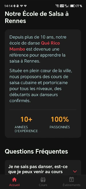 Salsa Rennes Screenshot 3