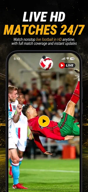 Live Football TV HD Streaming Screenshot 3