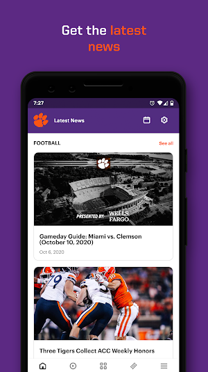Clemson Tigers Screenshot 0