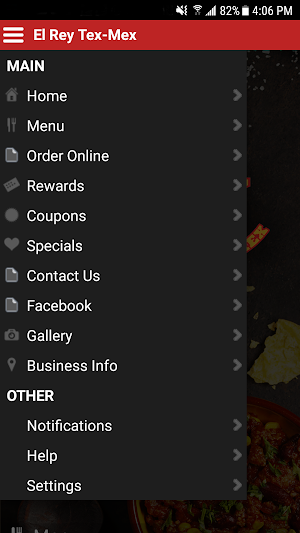 El Rey Tex-Mex Screenshot 1