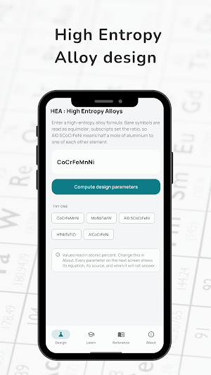 HEA: High Entropy Alloys Screenshot 1
