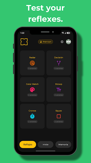Reflexes & Memory - Reactix Screenshot 1
