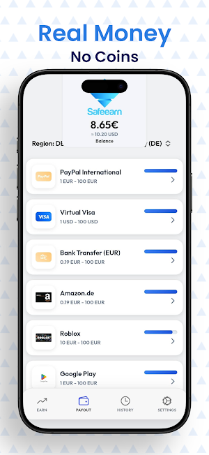 SafeEarn Earn Rewards and Cash Screenshot 2