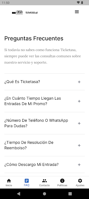 Ticketasa Screenshot 3