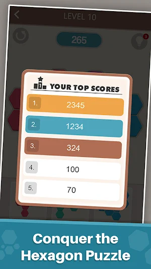 Hexagon Puzzle Screenshot 3