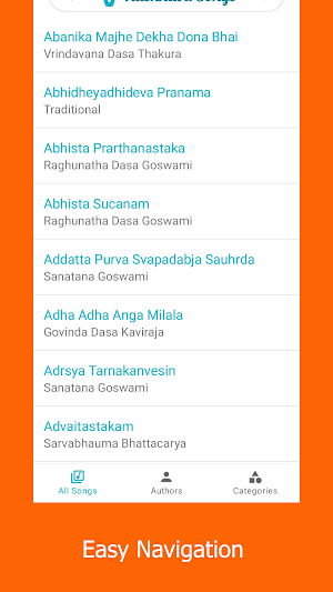 Vaishnava Songs (850+ Songs in Multiple Languages) Screenshot 3