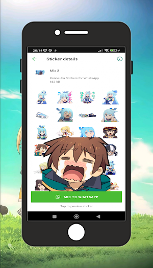 Konosuba Stickers for WhatsApp Screenshot 2