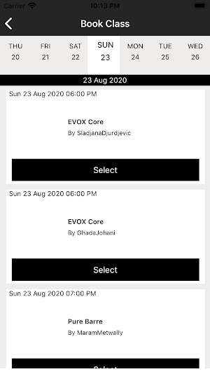 EVOX Clubs Screenshot 3