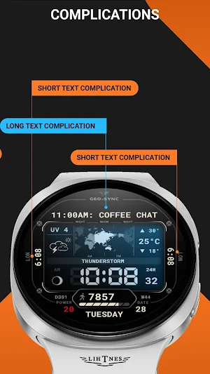 Geo-Sync Watch Face 118 Screenshot 3
