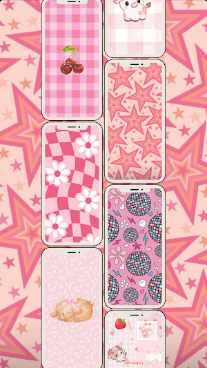 Preepy Pink Wallpaper HD 4K Screenshot 2