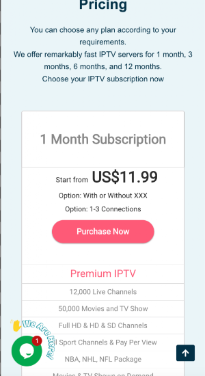 SmartxIPTV IPTV Service Screenshot 2