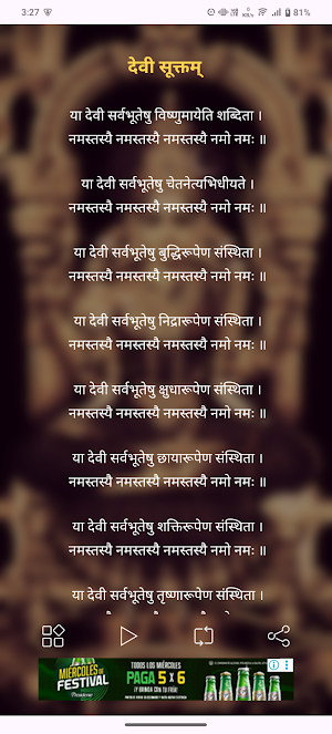 Devi Suktam With Audio,Lyrics Screenshot 3
