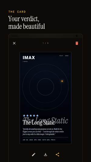 ReviewRoll: Movie & TV Cards Screenshot 1