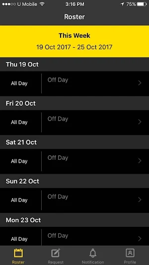 ARA - Cinema Workforce Rosteri Screenshot 3