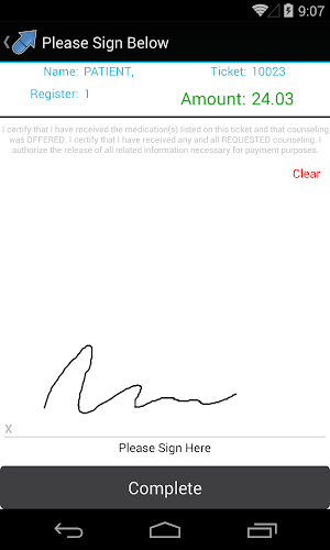 WinScan eSign Screenshot 1