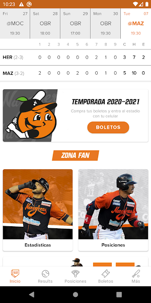 Naranjeros de Hermosillo Oficial Screenshot 0