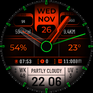 Watch Face WF172 Screenshot 2