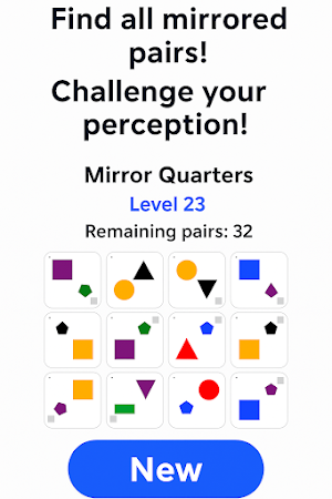 Mirror Quarters — Logic Puzzle Screenshot 1