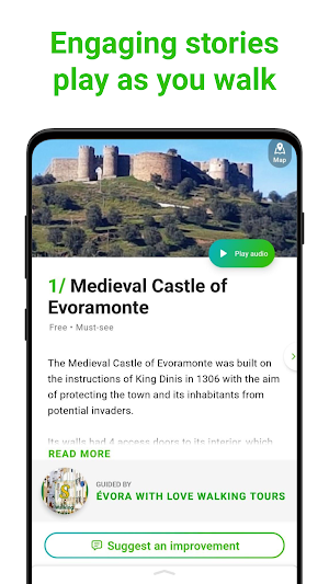 Evoramonte SmartGuide Screenshot 1