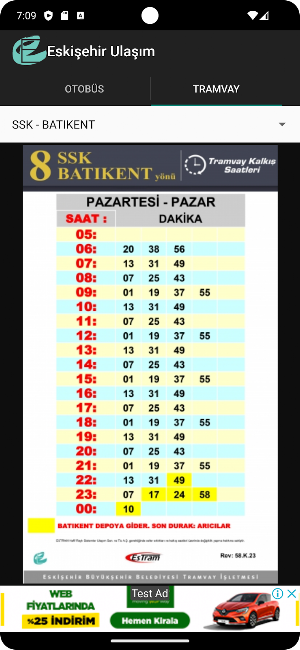 Eskişehir Otobüs ve Tramvay Screenshot 2