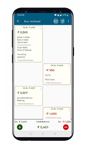 Cash counter and calculator Screenshot 1