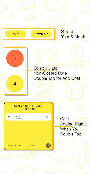 Cost Calendar Screenshot 0