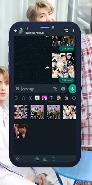 BTS Animated WASticker Screenshot 1