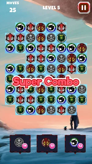 Mandalorian Game: Match 3 game Screenshot 2