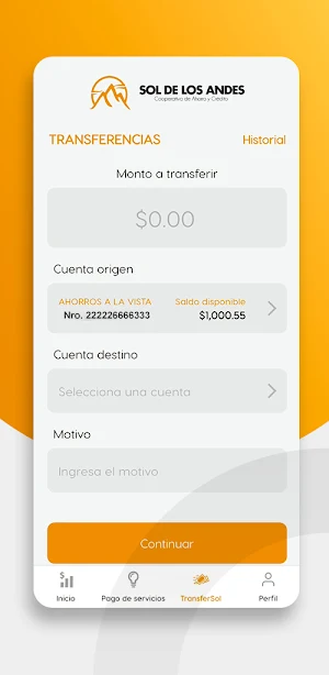 SOL APP Screenshot 2