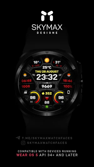 Inferno Watch Face Screenshot 0