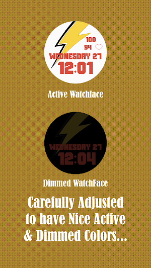 Thunderbolt Digital Watchface Screenshot 2
