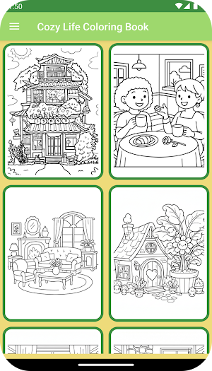 Cozy Life Coloring Book Screenshot 2